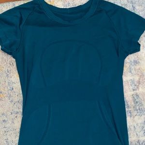 Turquoise Lululemon shirt